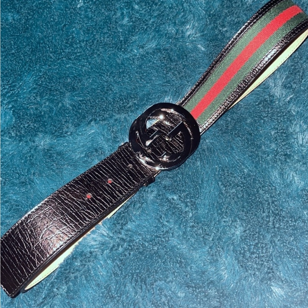 Authentic Gucci web belt